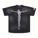 HELLSTAR QR Christ T-shirt Black - Unmatched Kicks - Hellstar