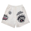 Hellstar Records Shorts White - Unmatched Kicks - Hellstar
