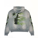 Hellstar Sport Hoodie Grey/Green - Unmatched Kicks - Hellstar