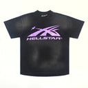 Hellstar Sports Core Gel Logo T-shirt Black/Purple - Unmatched Kicks - Hellstar