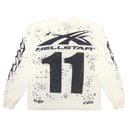 Hellstar Studios Moto Cross Longsleeve T-Shirt White - Unmatched Kicks - Hellstar