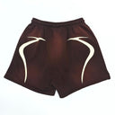 Hellstar Warm Up Shorts Brown - Unmatched Kicks - Hellstar