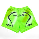 Hellstar Warm Up Shorts neon green - Unmatched Kicks - Hellstar