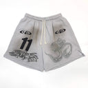 Hellstar Yoga Shorts Grey - Unmatched Kicks - Hellstar