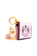 Heritage Core Bracelet & Card Case Dusty Blush/Chocolate Brown - Unmatched Kicks - Juicy Couture