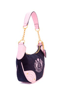 Heritage Core Shoulder Crossbody Bag Liquorice/Dusty Blush - Unmatched Kicks - Juicy Couture