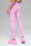 High - Waist Airbrush Legging - Candy Heart Pink - Unmatched Kicks - ALO
