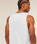 Hybrid Engineered Jacquard Tank slim fit White - Unmatched Kicks - GYMSHARK