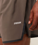 Hybrid Shorts regular Soft Brown - Unmatched Kicks-GYMSHARK