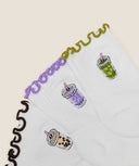 Hydration Graphic Midi Frill Socks 3pk - Unmatched Kicks - GYMSHARK