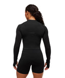 Activate Long Sleeve Crop Top Black