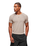 Apex Seamless T-Shirt slim fit Mushroom Grey/Pitch Grey