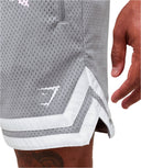 Gymshark Varsity Mesh Shorts - Denim Grey
