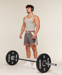 Collegiate Tech Shorts slim fit Taupe Brown