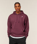 Crest Oversized Hoodie oversized fit GS Impact Burgundy