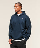 Crest Oversized Hoodie oversized fit Navy