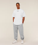 Crest Oversized Joggers oversized fit Light Grey Core Marl