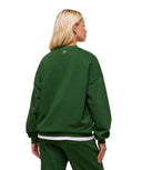 Collegiate Graphic Crew Neck Pullover oversized fit Athletic Green