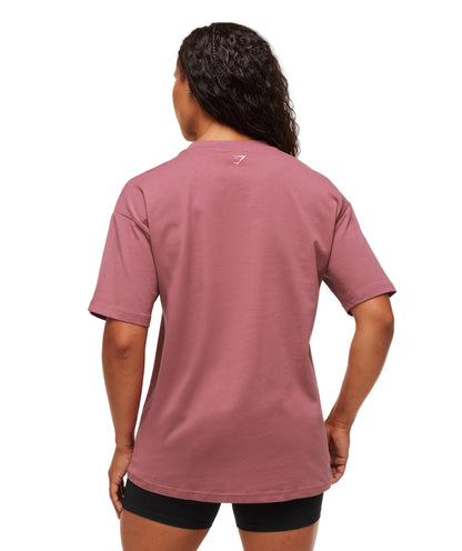 Lifting Club Graphic Oversized T-Shirt oversized fit Reset Pink