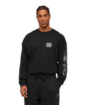 Strength Fitness & Lifestyle Long Sleeve T-Shirt oversized fit Black