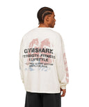 Strength Fitness & Lifestyle Long Sleeve T-Shirt oversized fit Soft White