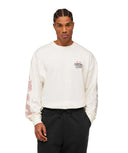 Strength Fitness & Lifestyle Long Sleeve T-Shirt oversized fit Soft White