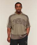 Collective Mesh Wordmark Jersey oversized fit Lifestyle Brown/Soft Brown/Pebble Grey