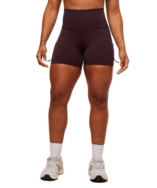 Legacy Logo Tight Shorts Cherry Purple