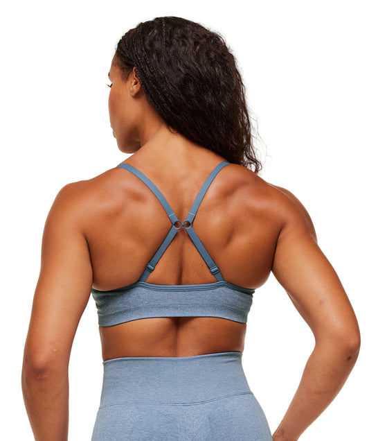 Lift Seamless Sports Bra Worn Blue/Peri Blue Marl