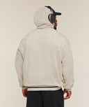 Collective Crochet Style Hoodie oversized fit Tinted White