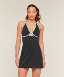 Micro Logo Clasp Dress regular Black