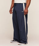 Retro Collegiate Track Pants oversized fit Heavy Blue/Tinted White