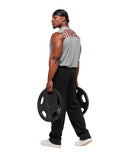 Gymshark Power Cut Off Tank - Charcoal Core Marl