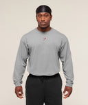 Power Long Sleeve T-Shirt oversized fit Charcoal Core Marl