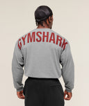 Power Long Sleeve T-Shirt oversized fit Charcoal Core Marl