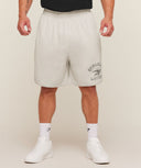 Collective Mesh Shorts oversized fit Tinted White