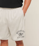 Collective Mesh Shorts oversized fit Tinted White