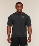 Retro Collegiate T-Shirt oversized fit Black