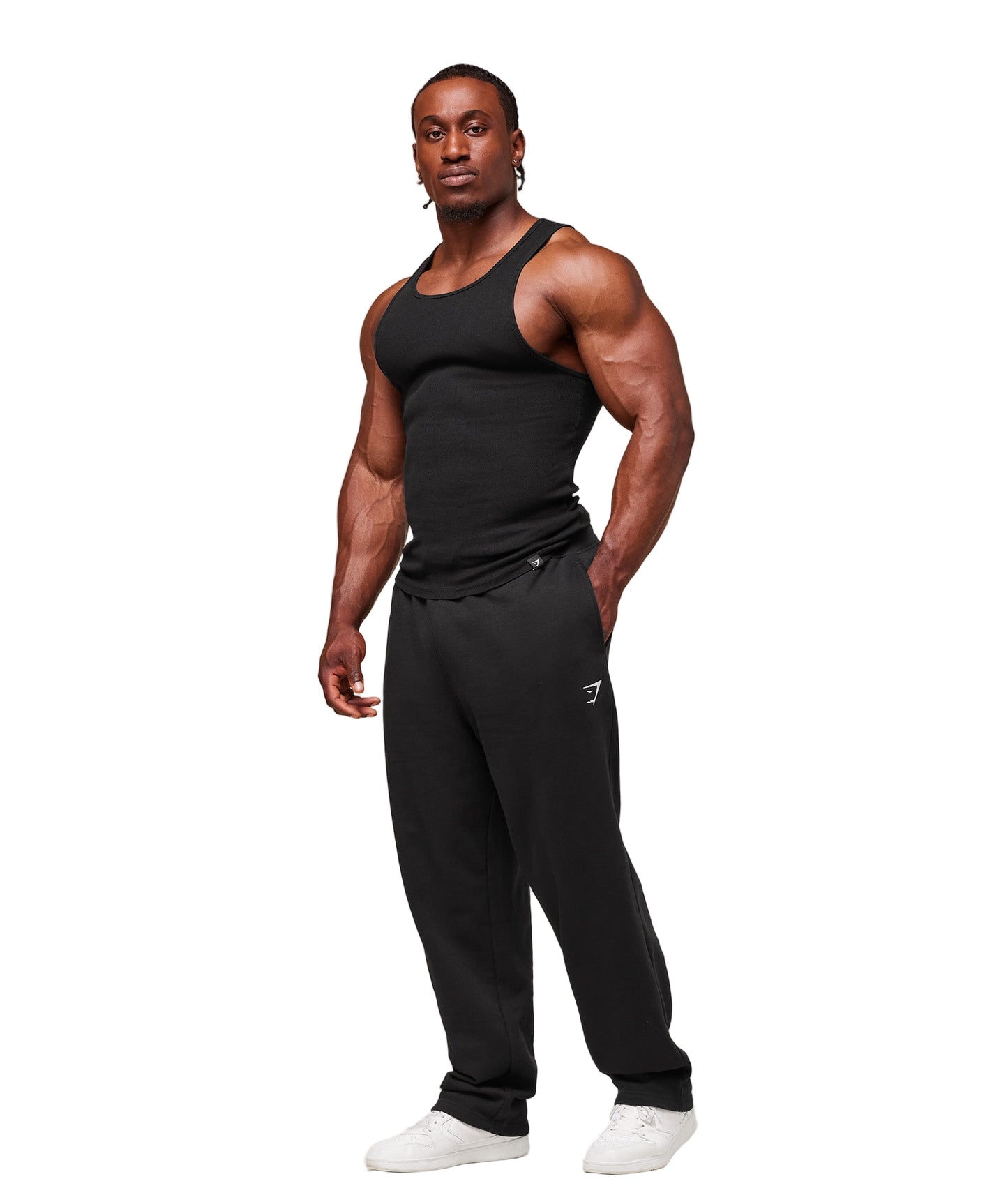 Gymshark Ribbed Tank 1PK - Black