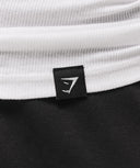 Gymshark Ribbed Tank 1PK - White
