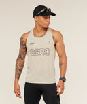 Running Elite Race Vest slim fit Pebble Grey