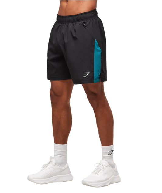 Gymshark Sport 7" Shorts - Black/Functional Teal