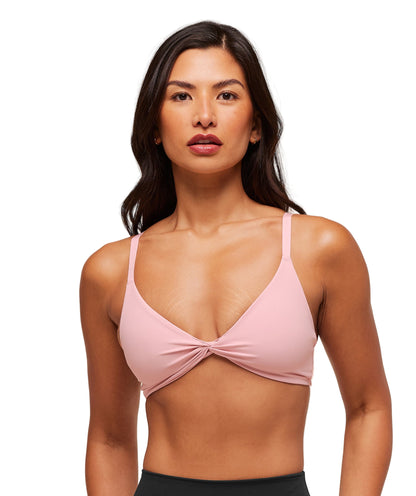 Twist Front Bralette light support Cloud Pink