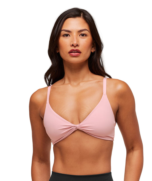 Twist Front Bralette light support Cloud Pink