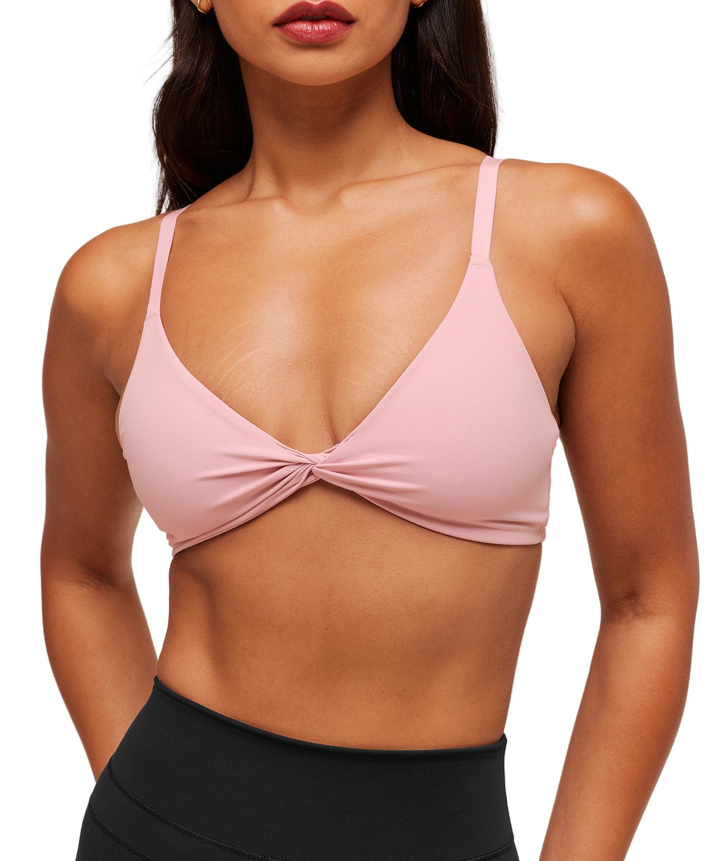 Twist Front Bralette light support Cloud Pink