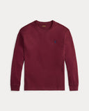 Jersey Long - Sleeve T-Shirt - All Fits Spring Wine Heather - Unmatched Kicks - ralph lauren