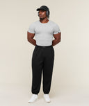 Jersey Pumper Pants oversized fit Black - Unmatched Kicks-GYMSHARK