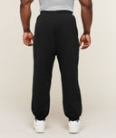 Jersey Pumper Pants oversized fit Black - Unmatched Kicks-GYMSHARK