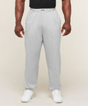 Jersey Pumper Pants oversized fit Bros Soft Grey Marl - Unmatched Kicks-GYMSHARK