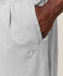 Jersey Pumper Pants oversized fit Bros Soft Grey Marl - Unmatched Kicks-GYMSHARK